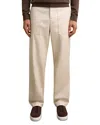 Reiss Preach Relaxed Fit Wide Leg Utility Pants In Neutral