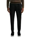 Reiss Premier Interlock Drawstring Jogger Pants In Black