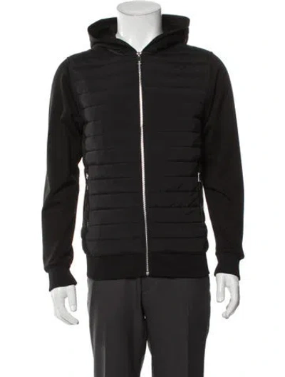 Pre-owned Reiss Puffer Coat In Gray