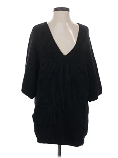 Pre-owned Reiss Pullover Sweater In Black