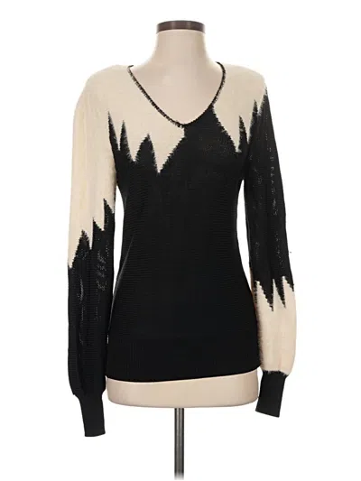 Pre-owned Reiss Pullover Sweater In Black