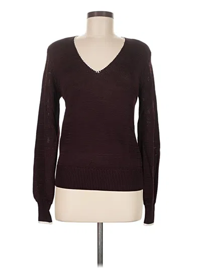 Pre-owned Reiss Pullover Sweater In Brown