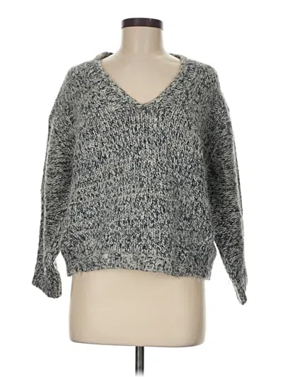 Pre-owned Reiss Pullover Sweater In Gray