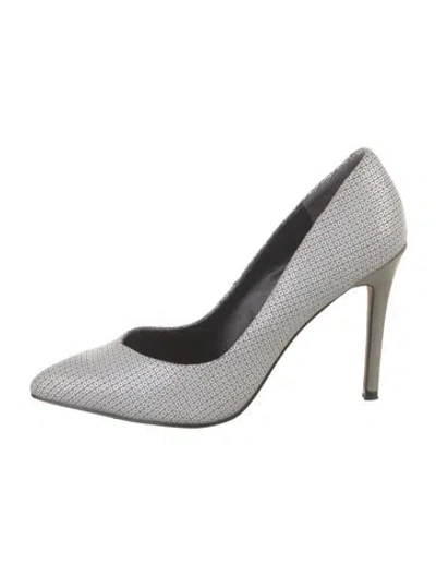 Pre-owned Reiss Pumps In Silver