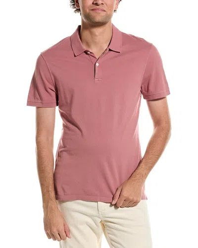 Reiss Puro Polo Shirt In Pink