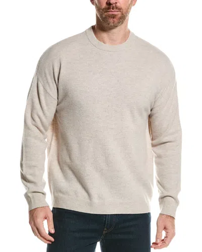 Reiss Putney Wool Crewneck Sweater In Brown