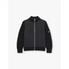 Reiss Navy Quilted Knitted-sleeve Woven Jacket 3-12 Y In Navy