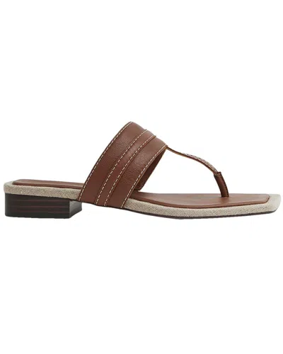 Reiss Quinn Leather Thong Sandal