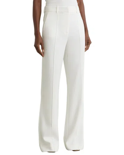 Reiss Quinn Wide Leg Seam Detail Trouser In White