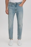REISS R - LIGHT BLUE ORDU R RELAXED TAPERED JEANS, 28