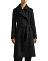 Reiss Rae Mid Length Belted Wool & Cashmere-blend Coat In Multi