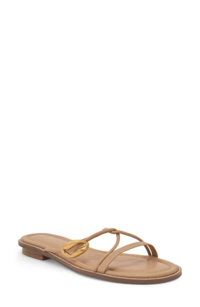 Reiss Raina Slide Sandal In Brown
