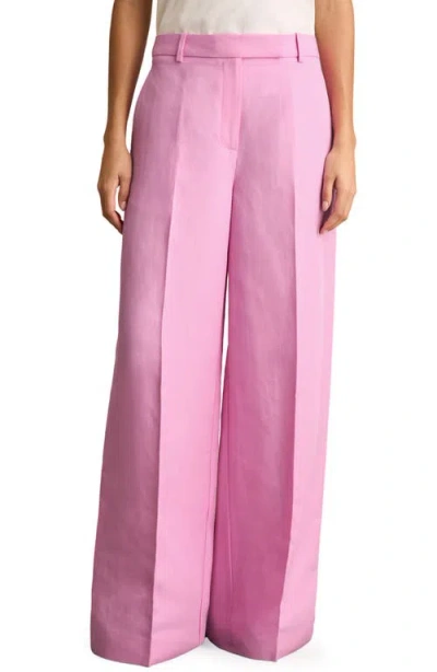 Reiss Raine Pleated Wide Leg Trousers