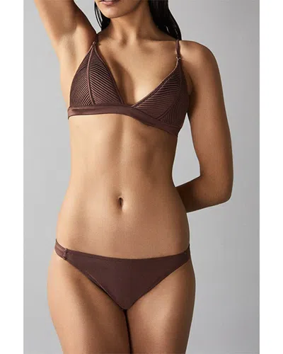 Reiss Raquel Bikini Bottom In Brown