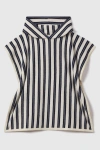 Reiss Kids' Navy Junior Hooded Towelling Poncho