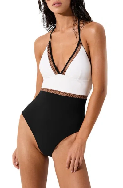 Reiss Ray One-piece Swimsuit In White
