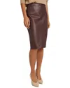 Reiss Reagan Leather Pencil Skirt