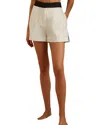 Reiss Rebecca Linen Short In Neutral