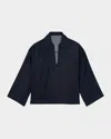 Reiss Womens Reed Relaxed-fit Denim Shirt Indigo In Indigo