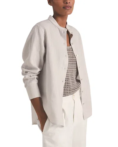 Reiss Regan Linen Shirt In White