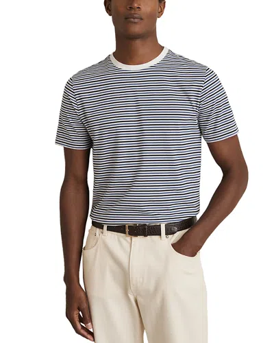 REISS REGULAR FIT MERCERISED STRIPED TEE