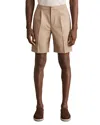 Reiss Relaxed Drawstring Shorts In Soft Camel