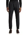 Reiss Relaxed Drawstring Technical Cuffed Trousers In Navy