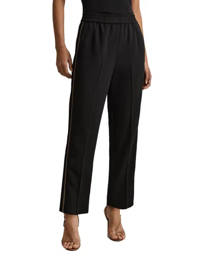 Reiss Remi Side Stripe Taper Trouser In Black