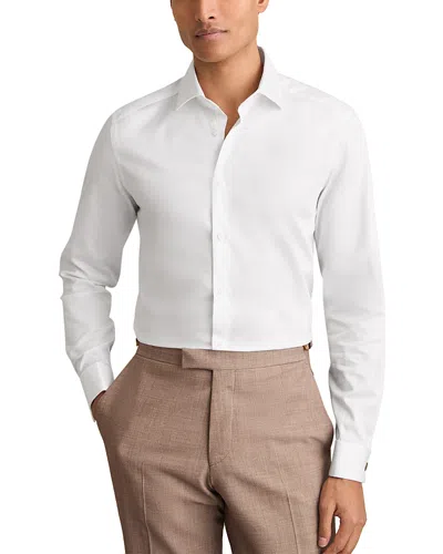 Reiss Remote Slim Fit Dress Shirt In White