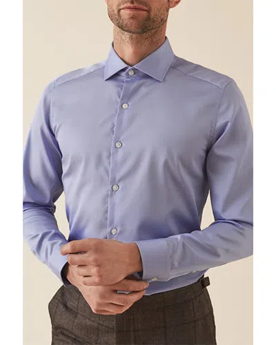 Reiss Remote Slim Fit Shirt In Purple