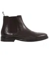 Reiss Renor Leather Boot In Brown
