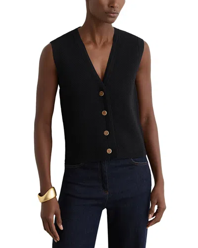 Reiss Ria Waistcoat In Blue