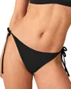 Reiss Riah Tie Side Bikini Bottom In Black