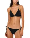 Reiss Riah Fixed Triangle Bikini Top In Black