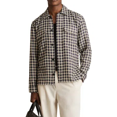 Reiss Ribona Check Button-up Shirt In Multi