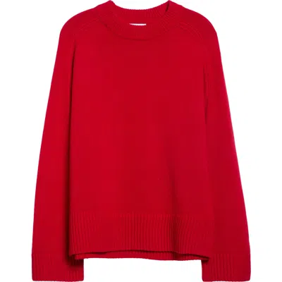 Reiss Riley Wool & Cashmere Sweater In Red