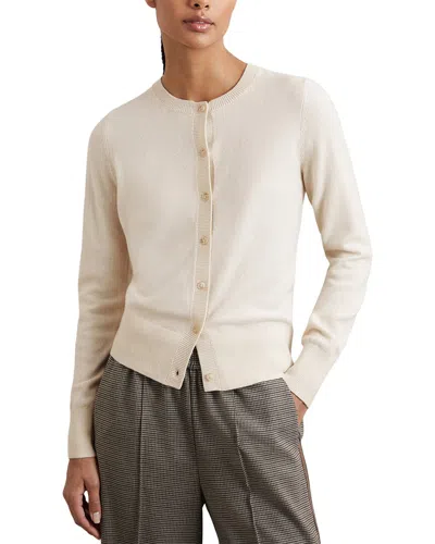 Reiss Rima Cardigan In Cream