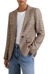 Reiss River Check Blazer In Multi