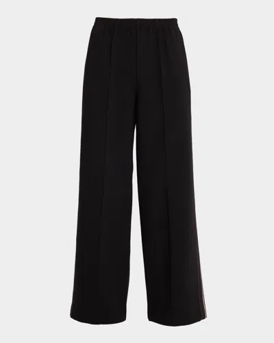 Reiss Robyn Striped Wide-leg Knit Pants