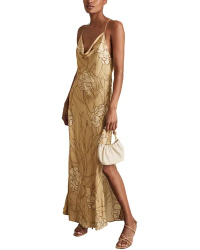 Reiss Rochelle Dress In Animal Print
