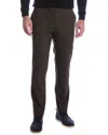 Reiss Plain Mixer Wool-blend Trouser In Brown