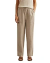 Reiss Romie Linen Jogger Pants In Sand