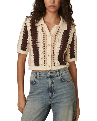 Reiss Roni Pattern Top In Multi
