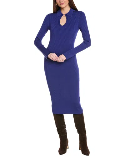REISS RONNIE COLLARED KNITTED DRESS