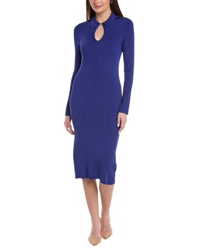 REISS REISS RONNIE COLLARED KNITTED DRESS