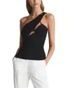 Reiss Ronnie Top In Black