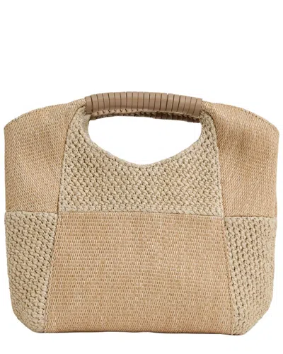 Reiss Rosalie Clutch In Tan