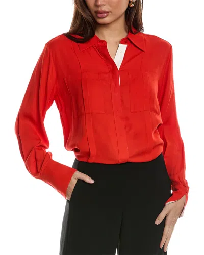 Reiss Rose Shirt In Red