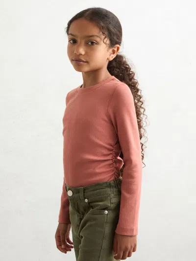 Reiss Rose T-shirt In Pink