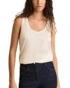 Reiss White Silk-front Cami Top